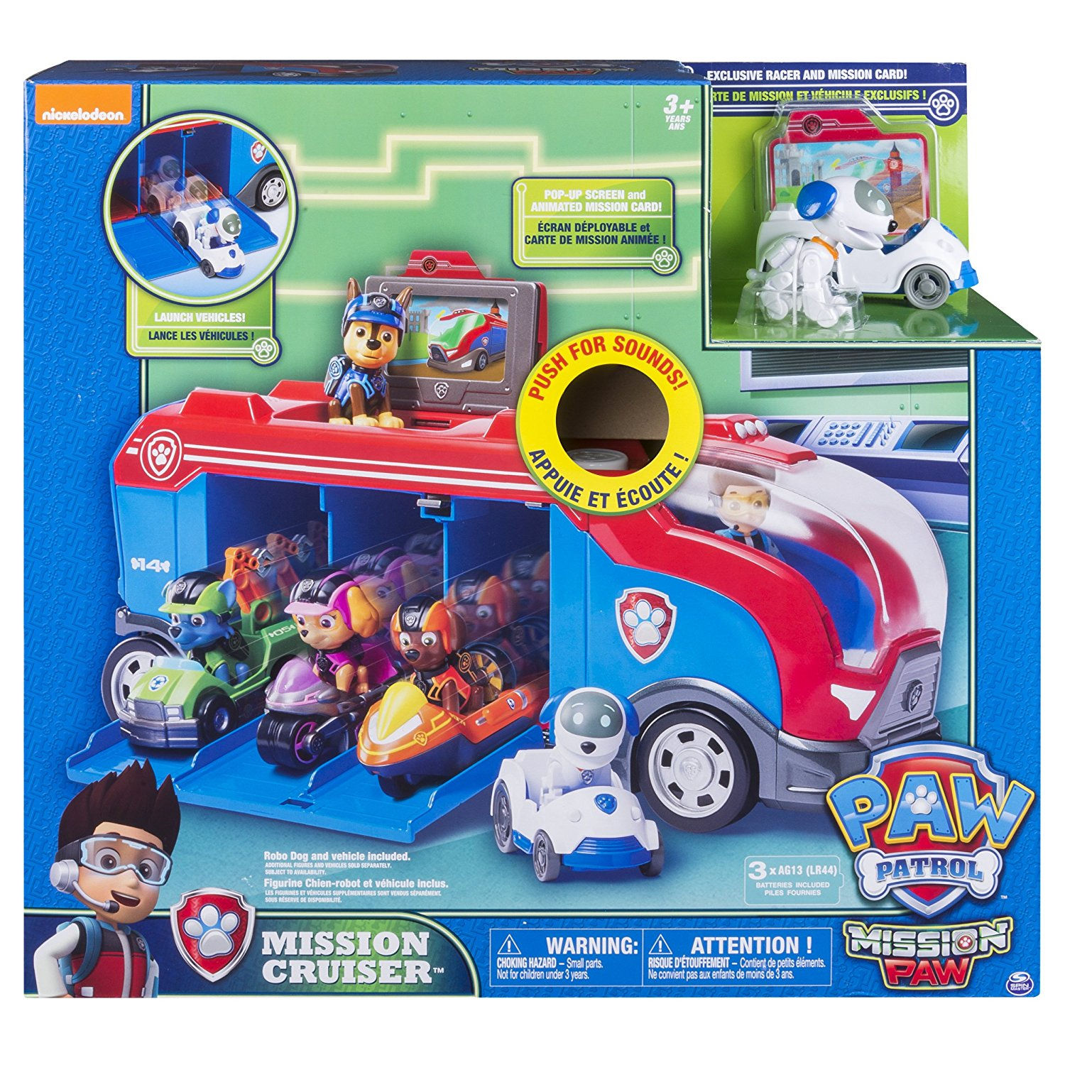 Paw Patrol - Mission Paw - Mission Cruiser Patroller Truck & Robo Dog Vehicle