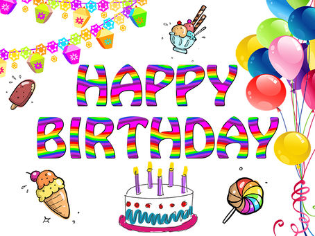  Free Birthday eCard for Kids - Colorful Text