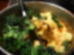 Adding potatoes and kale to the West Indian Peanut Stew