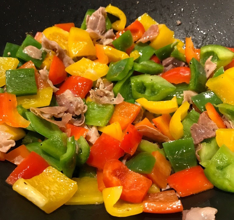 Cooking pollo alla Romana