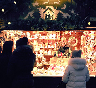 Vendor at Christmas Market