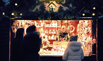 Vendor at Christmas Market