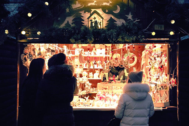 Vendor at Christmas Market