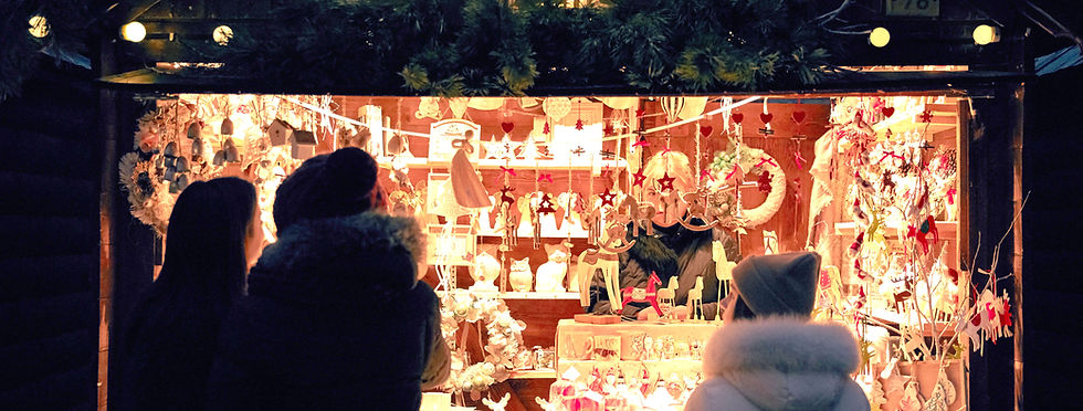 Vendor at Christmas Market