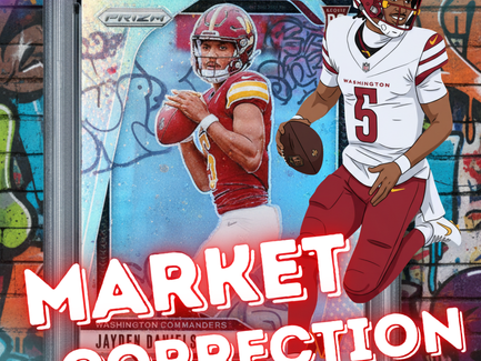 A Lesson on Market Correction for Sports Card Collectors: Jayden Daniels Silver Prizm Collapse