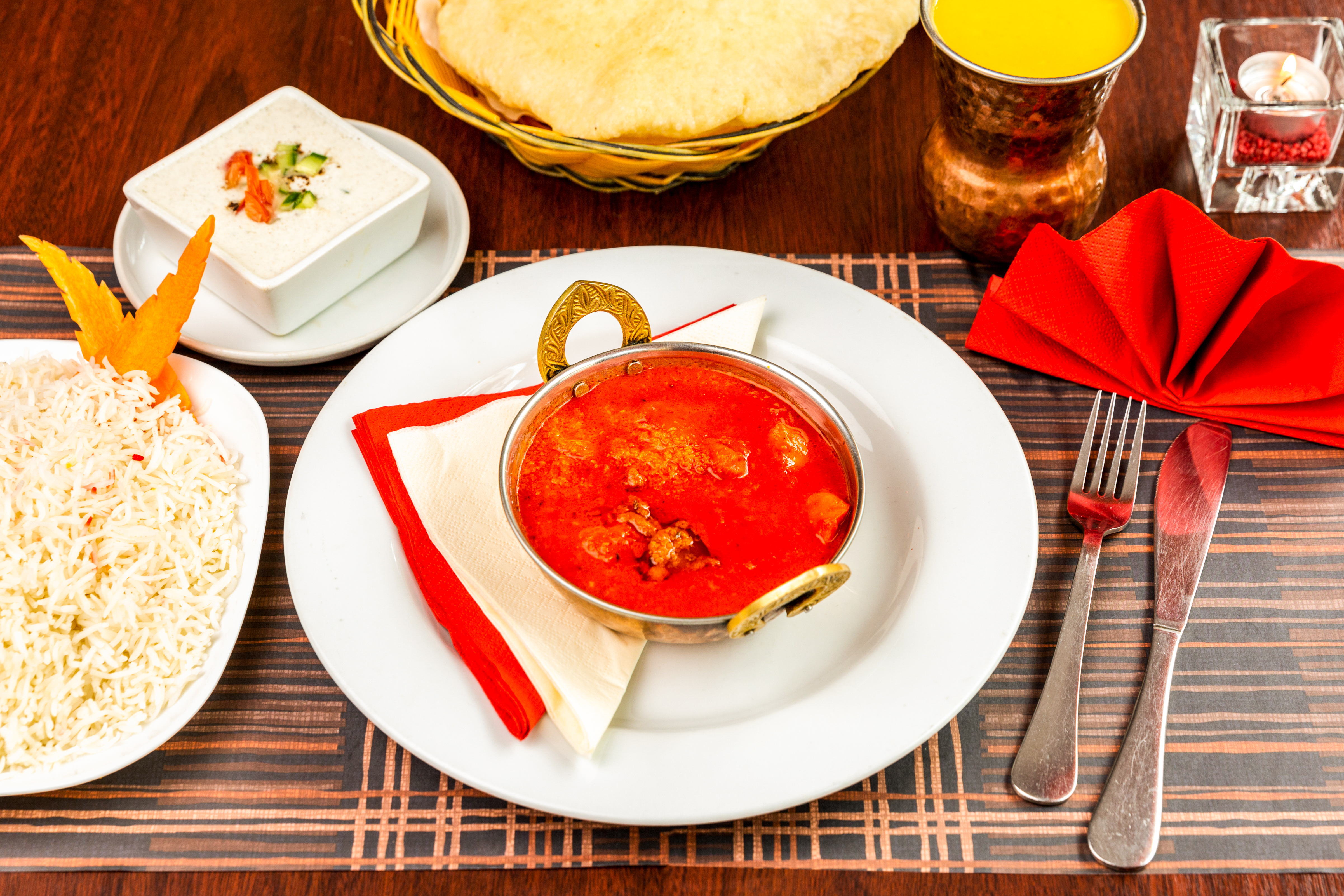 Arranged Food and Objects