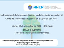 DEJA: cierre del año