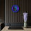 Thumbnail: Round Acrylic Wall Clock, Namaste, Buddha, Lotus and Mandala