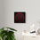 Thumbnail: Zodiac Sign Aquarius, Acrylic Wall Art Panel, Red and Black Design Wall Decor