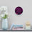 Thumbnail: Round Acrylic Wall Clock, Zodiac Sign Pisces, Wall Decor