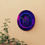 Thumbnail: Round Acrylic Wall Clock, Pink Buddha, Multi Color Wall Decor