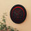 Thumbnail: Zodiac Sign, Capricorn, Round Acrylic Wall Clock, Red and Black Design