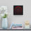 Thumbnail: Zodiac Sign Leo, Square Acrylic Wall Clock, Red and Black Design Wall Decor