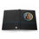 Thumbnail: Buddha Hardcover Journal, Black Texture with Blue and Yellow Accent, Lined Pages