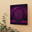 Thumbnail: Square Acrylic Wall Clock, Zodiac Sign Cancer, Wall Decor