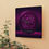 Thumbnail: Square Acrylic Wall Clock, Zodiac Sign Aquarius, Wall Decor