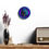 Thumbnail: Round Acrylic Wall Clock, Namaste, Buddha, Lotus and Mandala