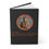 Thumbnail: Buddha Hardcover Journal, Black Texture with Orange Accent, Lined Pages