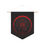 Thumbnail: Pennant, Zodiac Sign Scorpio, Red and Black Design Wall Decor