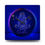 Thumbnail: Square Acrylic Wall Clock, Goddess, Divine Feminine, Blue, Purple and Gold