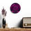 Thumbnail: Round Acrylic Wall Clock, Zodiac Sign Aquarius, Wall Decor