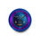 Thumbnail: Round Acrylic Wall Clock, Namaste, Buddha, Lotus and Mandala
