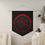 Thumbnail: Pennant, Zodiac Sign Leo, Red and Black Design Wall Decor