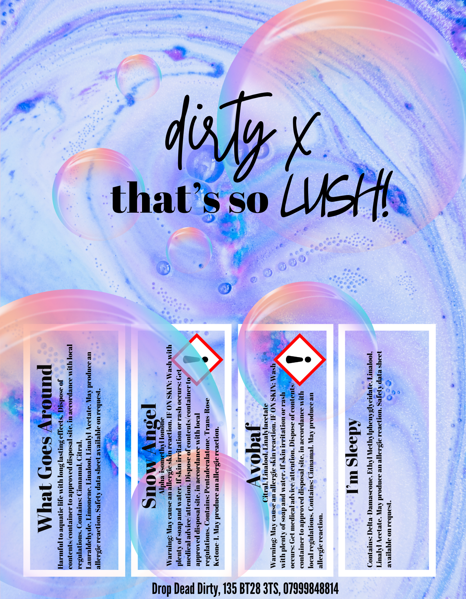 Dirty x that's so Lush!