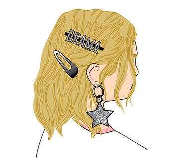 merch design, merchandise, t-shirt design, fashion design, Israeli, Illustrator, editorial illustrator, graphic designer, Gaby Katten, Braceface Design, drawing, girl, pretty 