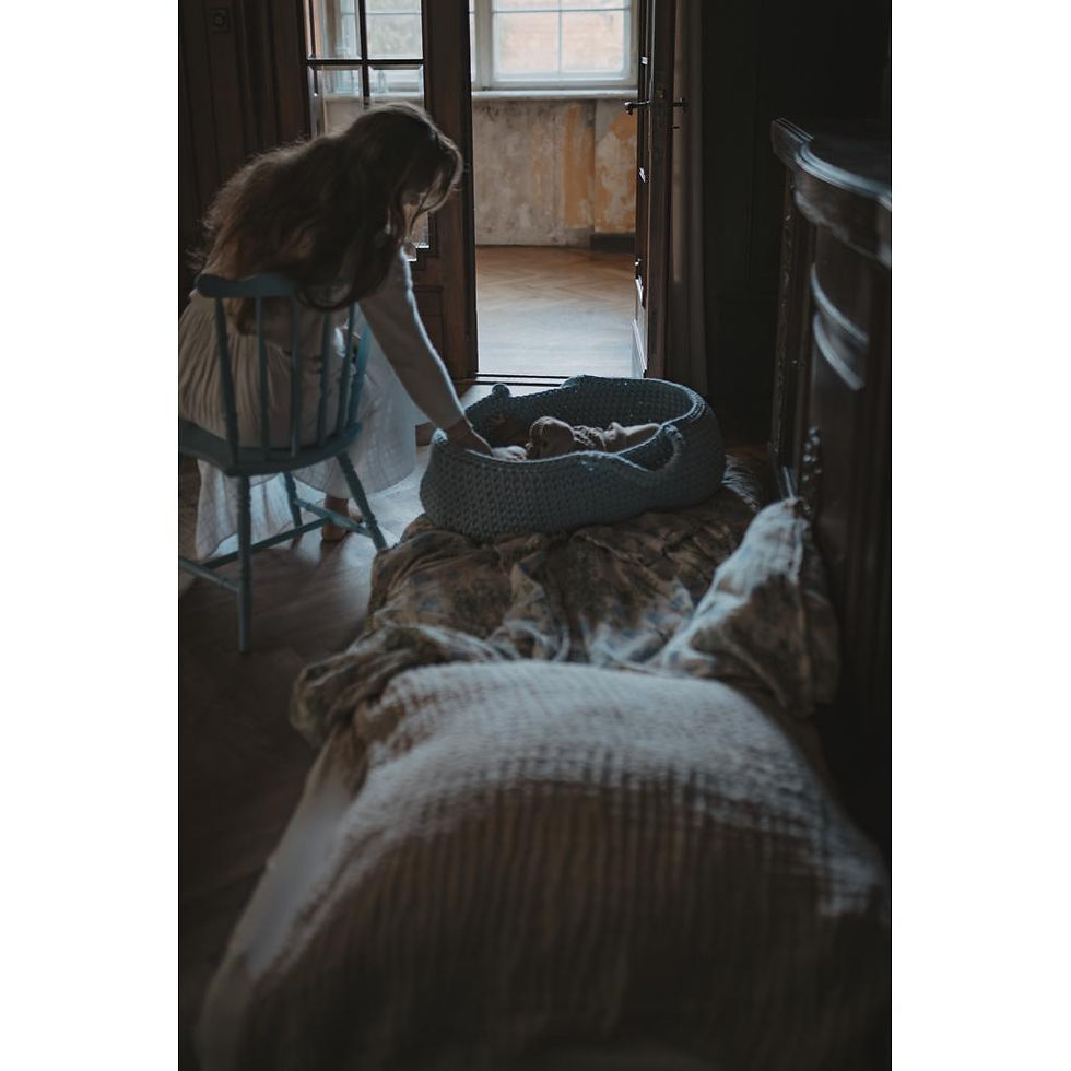 Thumbnail: Moses Basket - Blue Misty