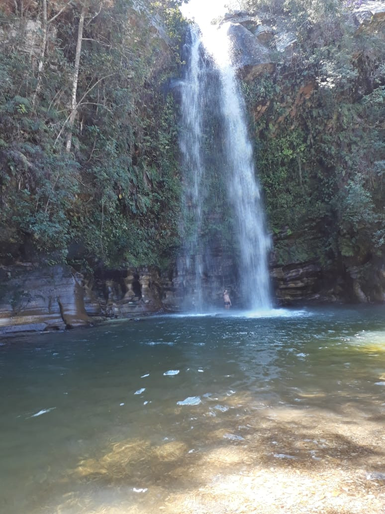 Nascente rio das Almas em pirenopolis goias