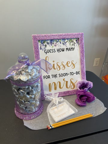 Mini water bottle labels for Bridal Shower
