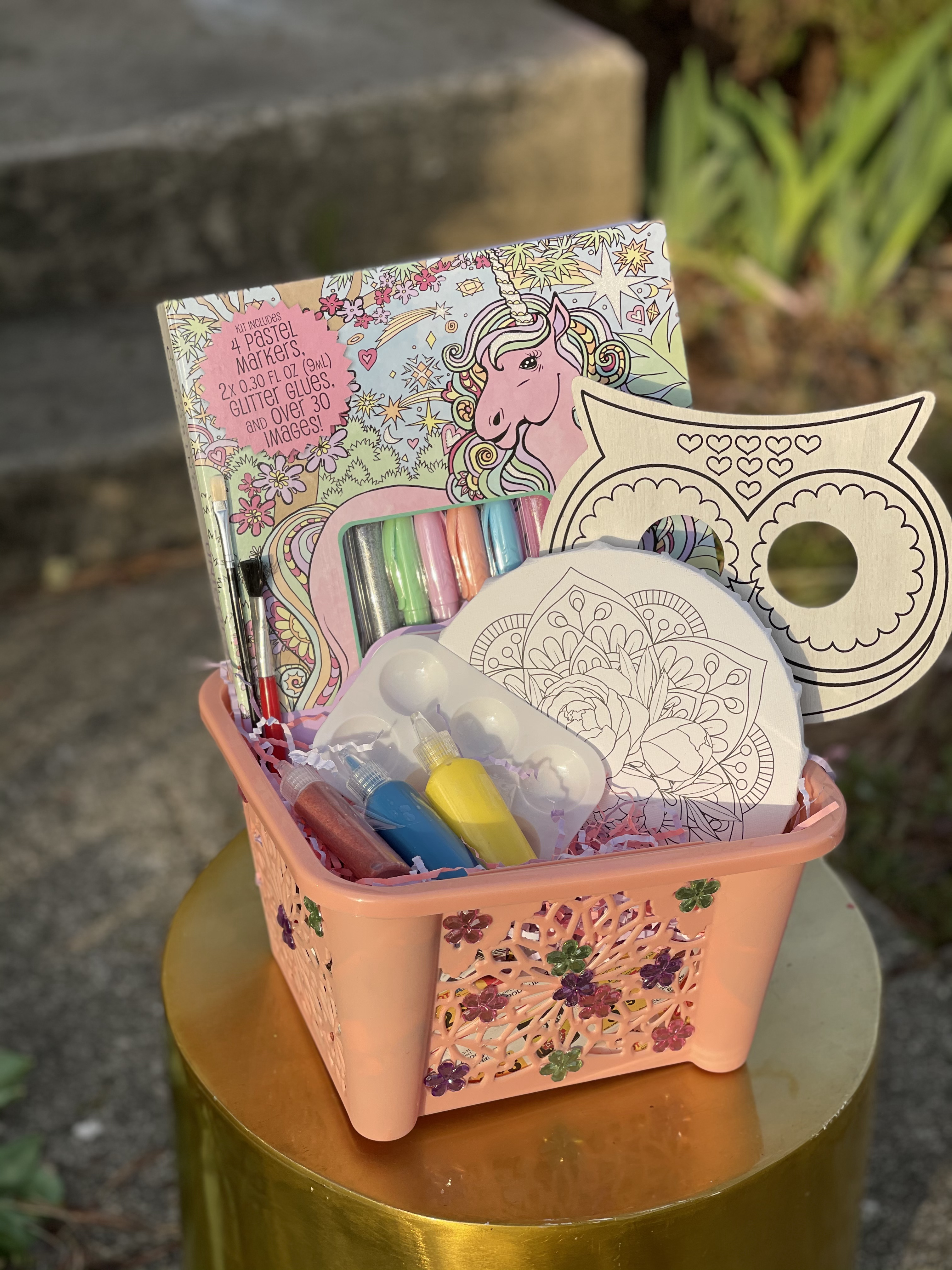 Paint & Coloring Basket