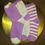 Thumbnail: Sock Cupcakes: Grape