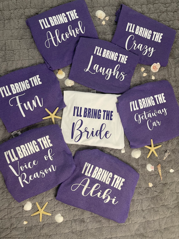 Bridal Shower Matching Shirts