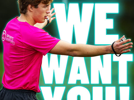 Referees, we want you! 🏉