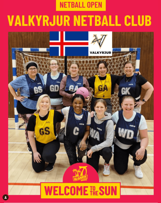 Welcome to the Sun, Valkyrjur Netball Club! ☀️🔥 For the first time ever, Valkyrjur Netball Club is making their way from Iceland to the Algarve 7s to compete in the Netball Open! 🇮🇸🏐 These fierce competitors are ready to bring their strength, skill, and Nordic fire to the courts under the Portuguese sun.