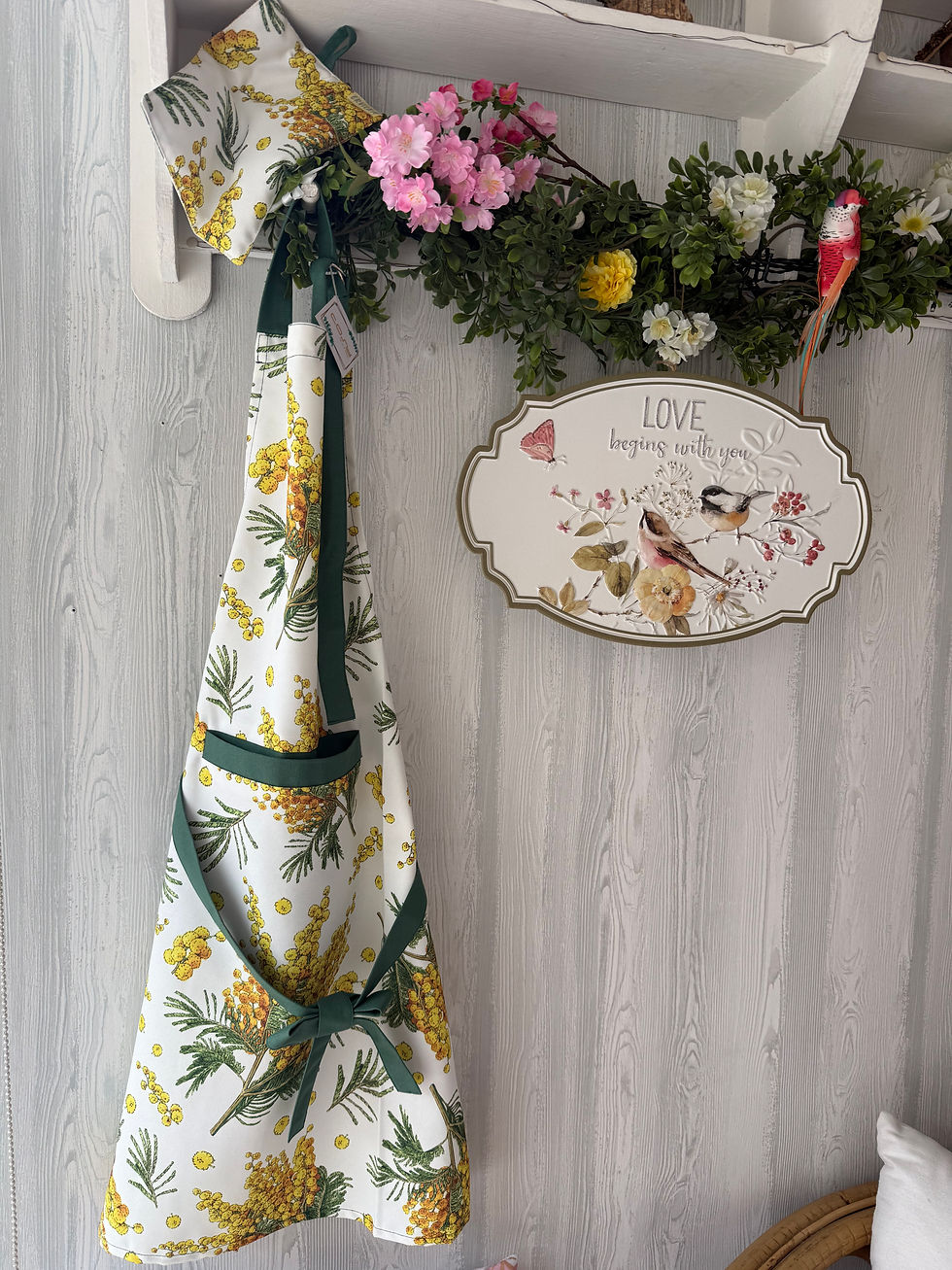 Miniatura: Pack Avental, pano turco e pega Mimosas