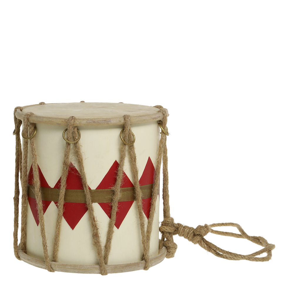 tambor branco, A16cm