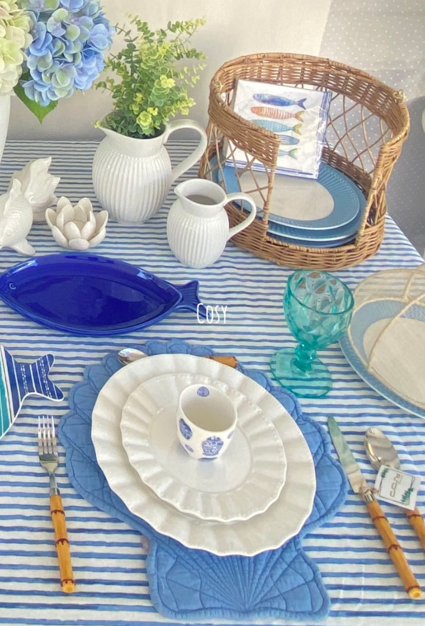 Miniatura: individual concha azul