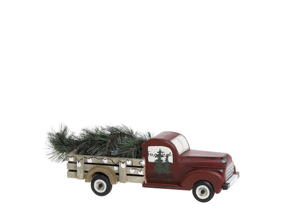 carrinha com pinheiro