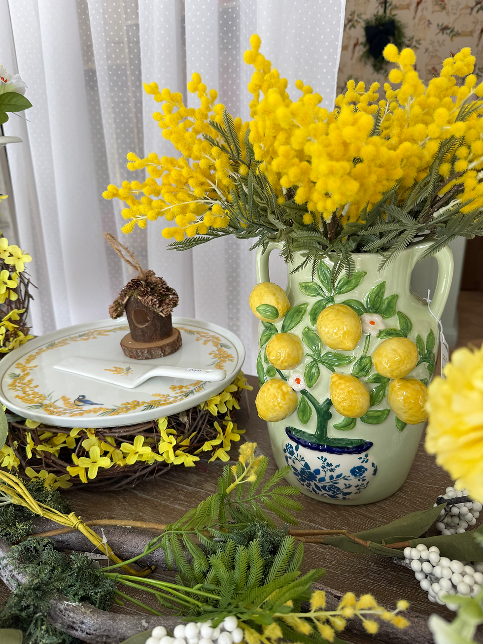 Miniatura: jarra de pegas, limões