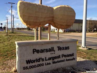 Pearsall TX...known for more than the world's largest peanut...