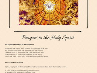 Pentecost...Feast of the Harvest...Feast of the Birthday of Holy Mother Church!