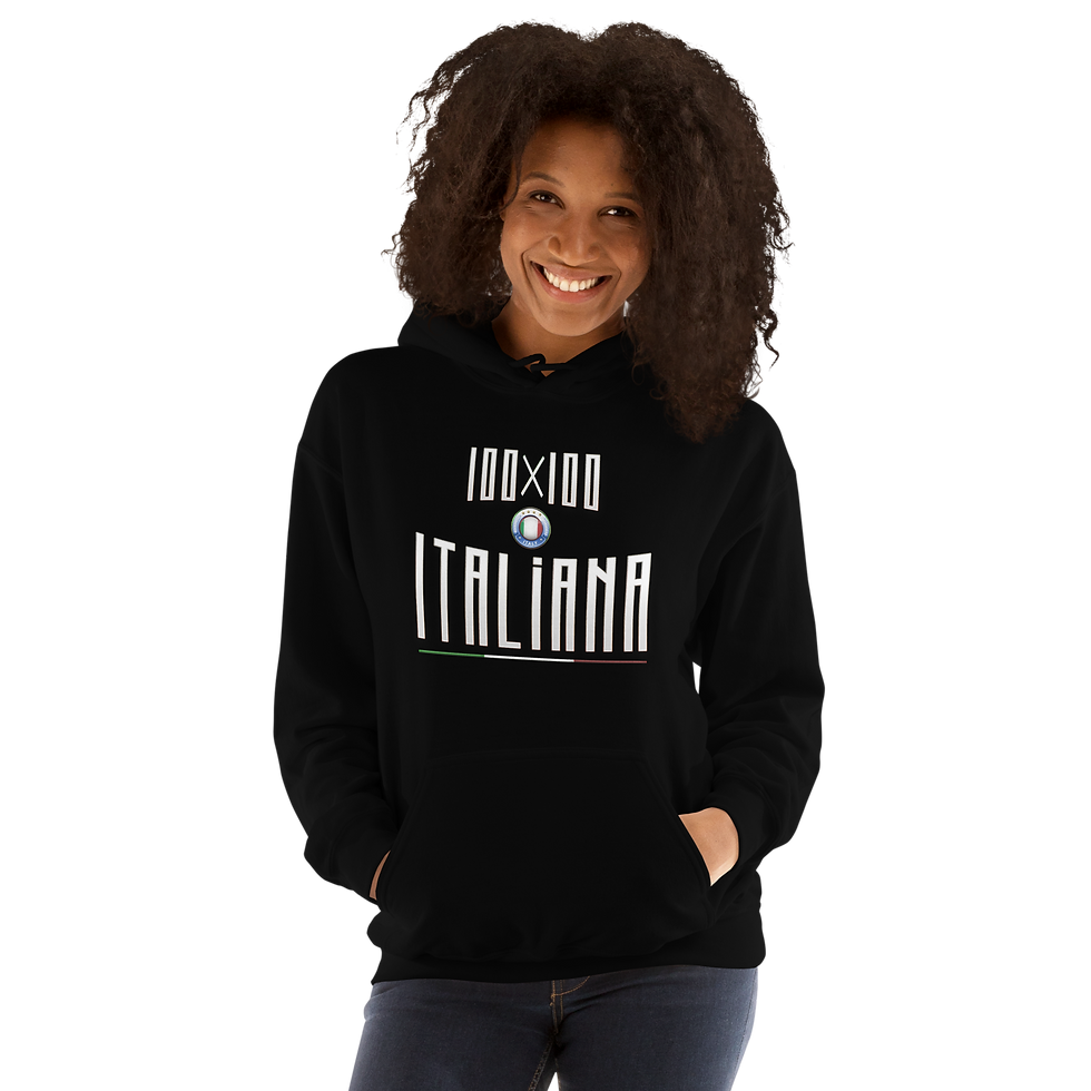 Thumbnail: Hoodie SalentinoDoc "100x100 Italiana"Bianco
