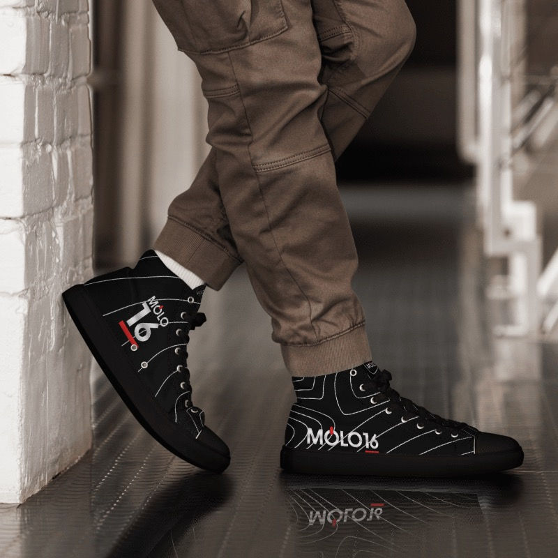 Thumbnail: MOLO16 High top Canvas Nero