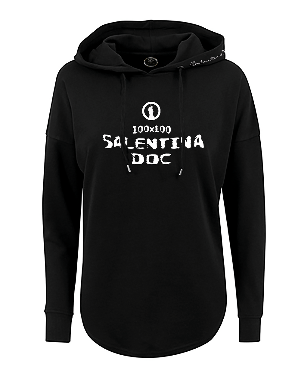 Miniatura: Ladies´ Oversized Hoody Salentinodoc " 100x100"Nero