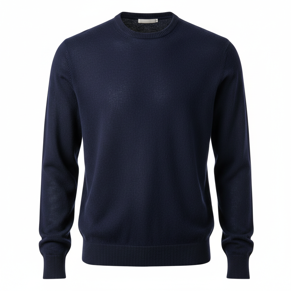 Soft Cashmere Sweater - Navy