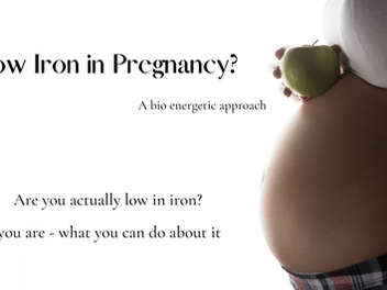 Low Iron in Pregnancy? 