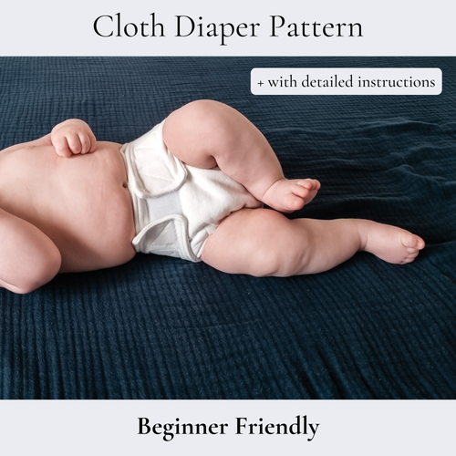 Diapering Pattern Fitted Cloth Diaper Pattern & Instructions - Size 2 | Carmen's Corner
